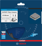 BoschEXPERT 纤维水泥圆锯片 140 毫米。